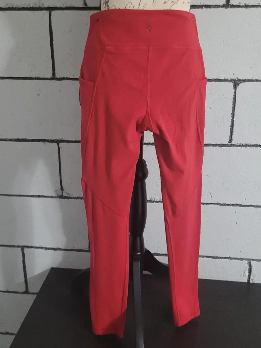 Athleta Girl Red Leggings Sz XL/ 14